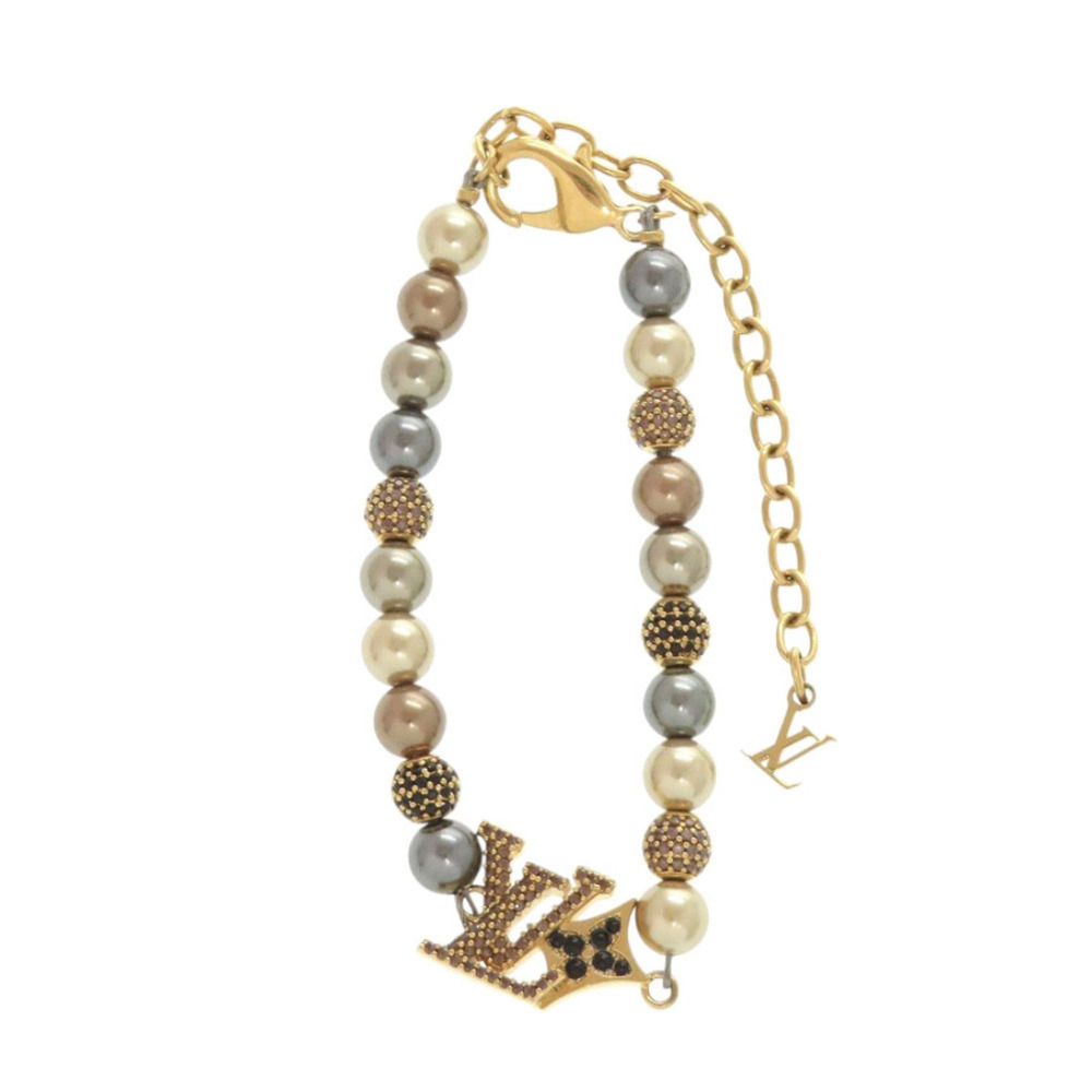 LOUIS VUITTON Gold Charm Bracelet